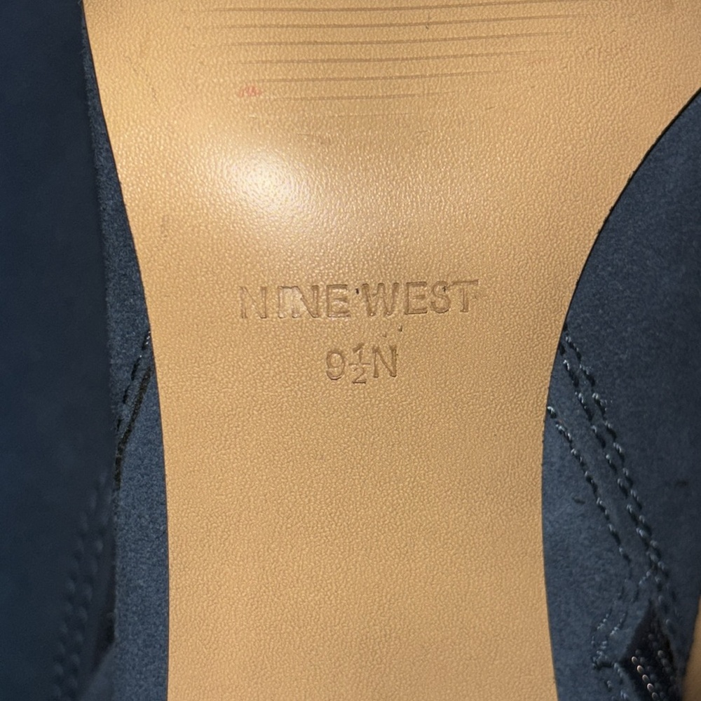 Nine West Over the Knee Blue Boots size 9.5 - Picture 4 of 6